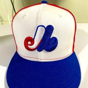 NEW ERA FITTED MONTREAL EXPOS VINTAGE HAT 7 1/8